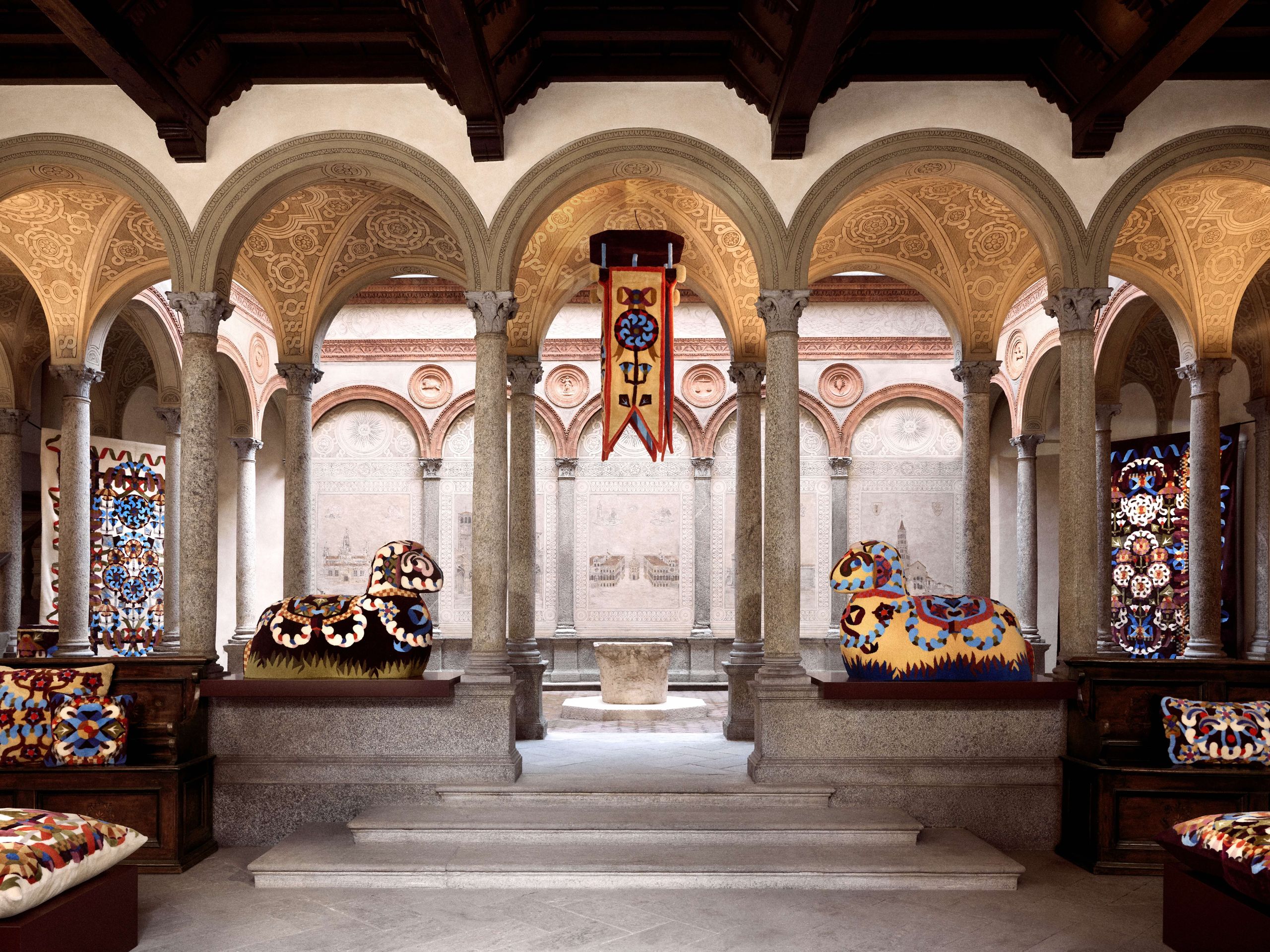 Image may contain Accessories Bag Handbag Indoors and Crypt Salone del Mobile