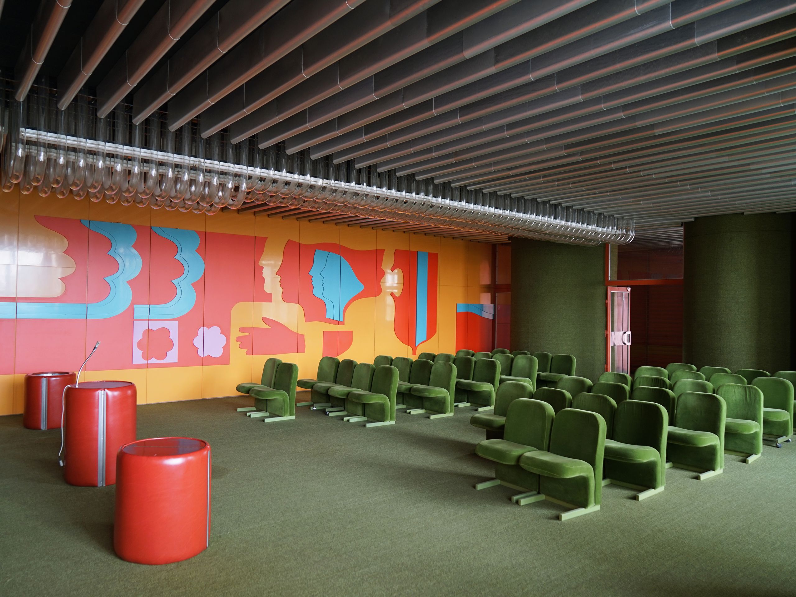 Image may contain Indoors Room Waiting Room Furniture Architecture Building Lounge People and Person