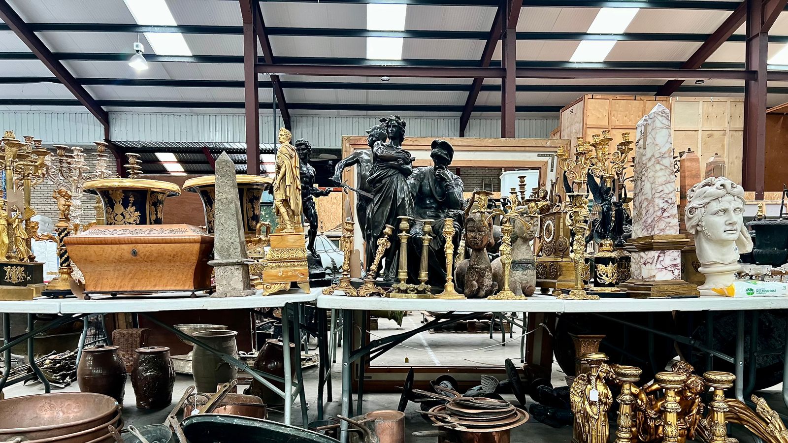 From a rocking rabbit to Rococo candelabra by the mile