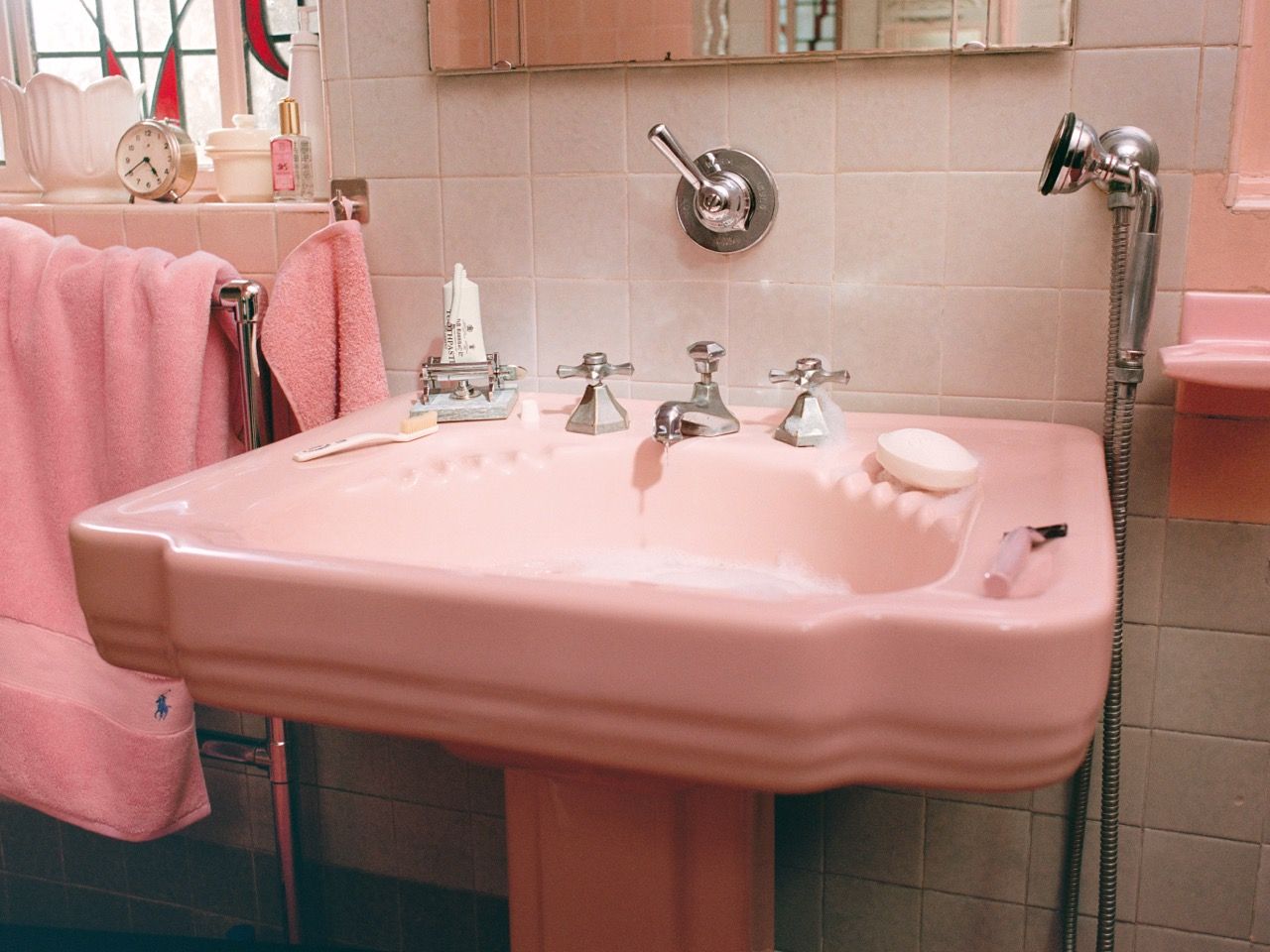 bathroom luxuries Image may contain Basin Sink Sink Faucet Cutlery and Fork